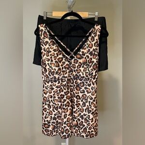 Aqua Eve Leopard Print Tankini Size 18W